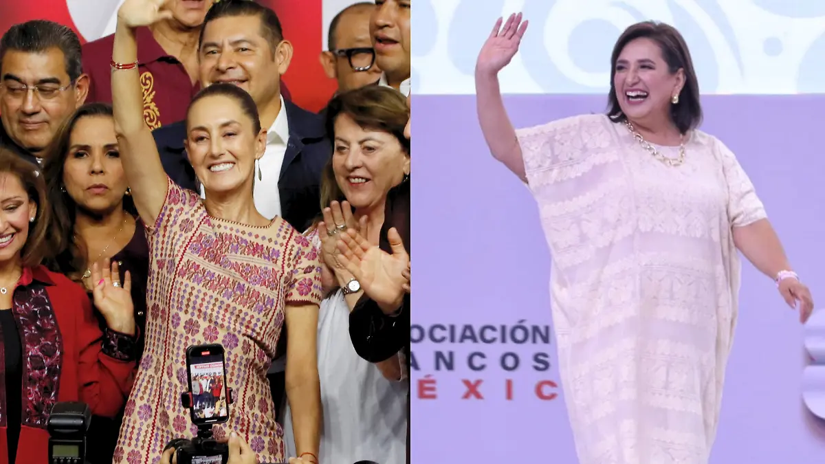 Sheinbaum y Gálvez