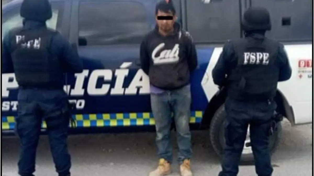 hombre detenido
