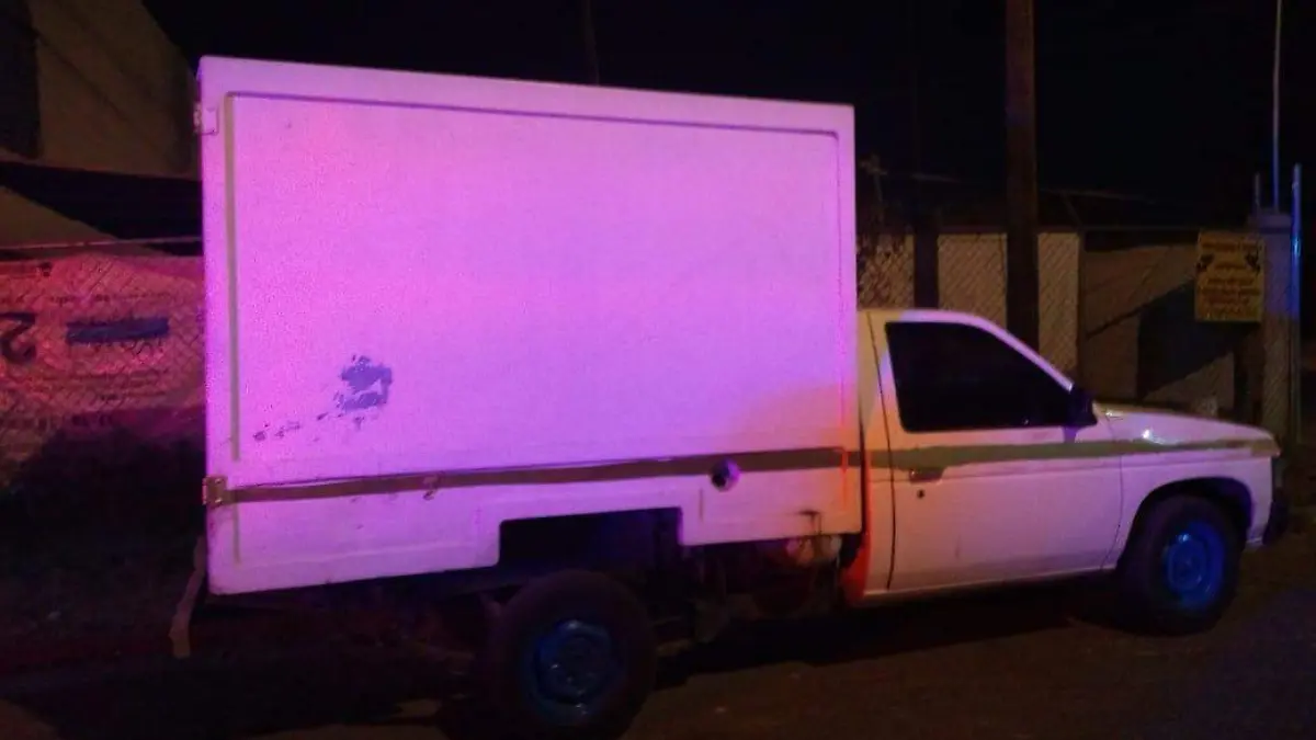 la camioneta quedo a disposicion
