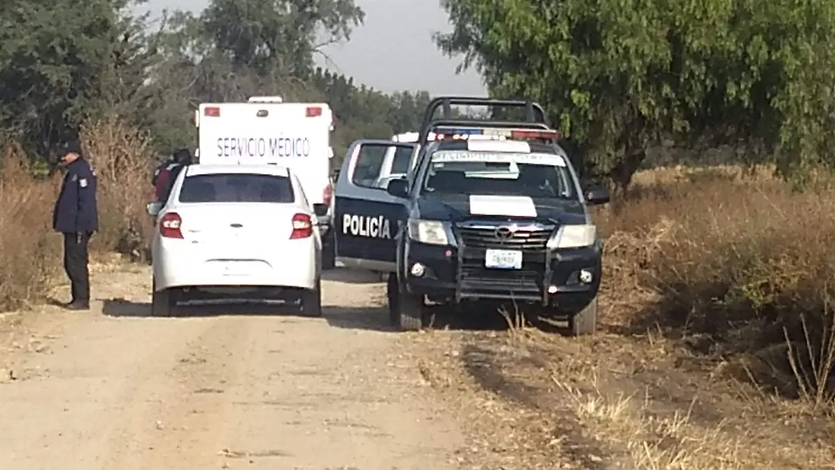 unidades arribaron al sitio del hallazgo