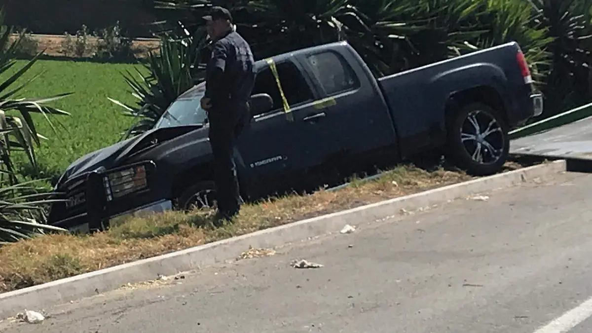 la camionerta fue  llevada al corralon