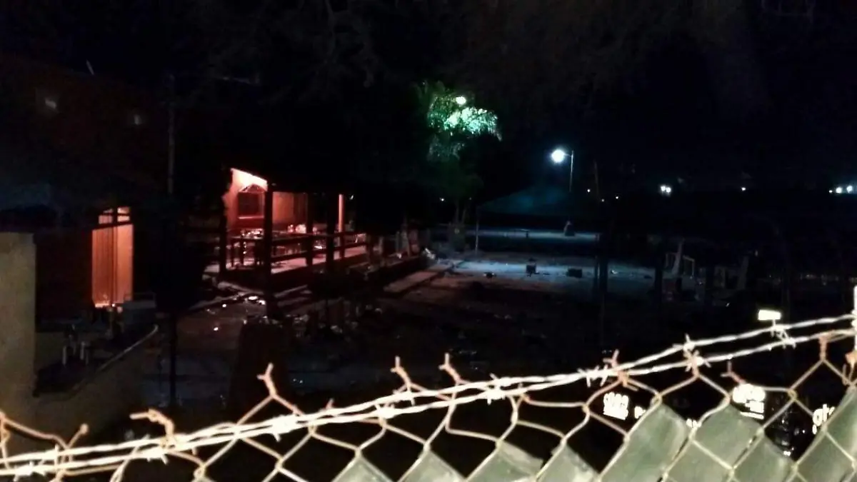 el lugar fue acordonado por policias ok