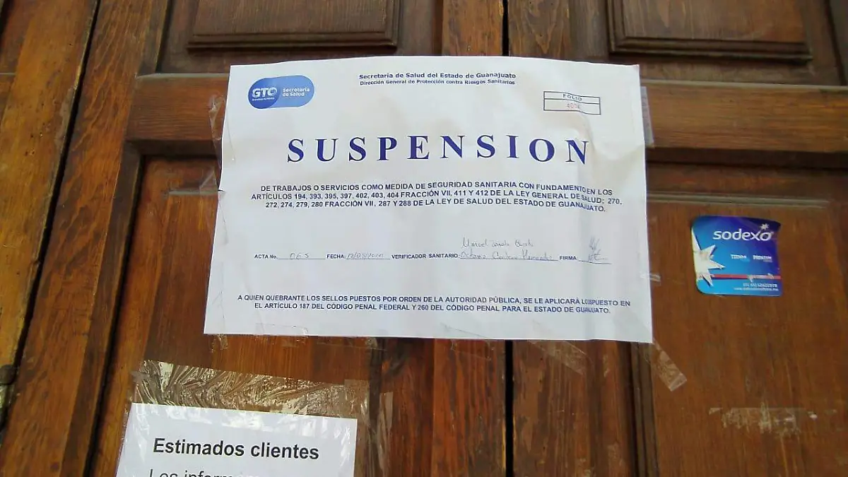 suspensión