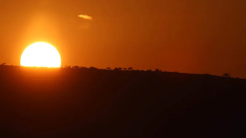 atardecer