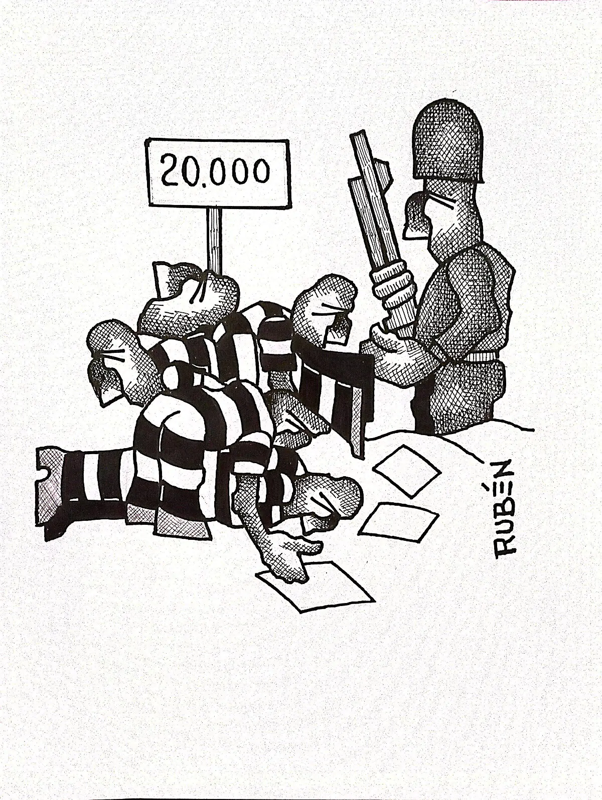 carton Rubén CELDAS, POR FAVOR