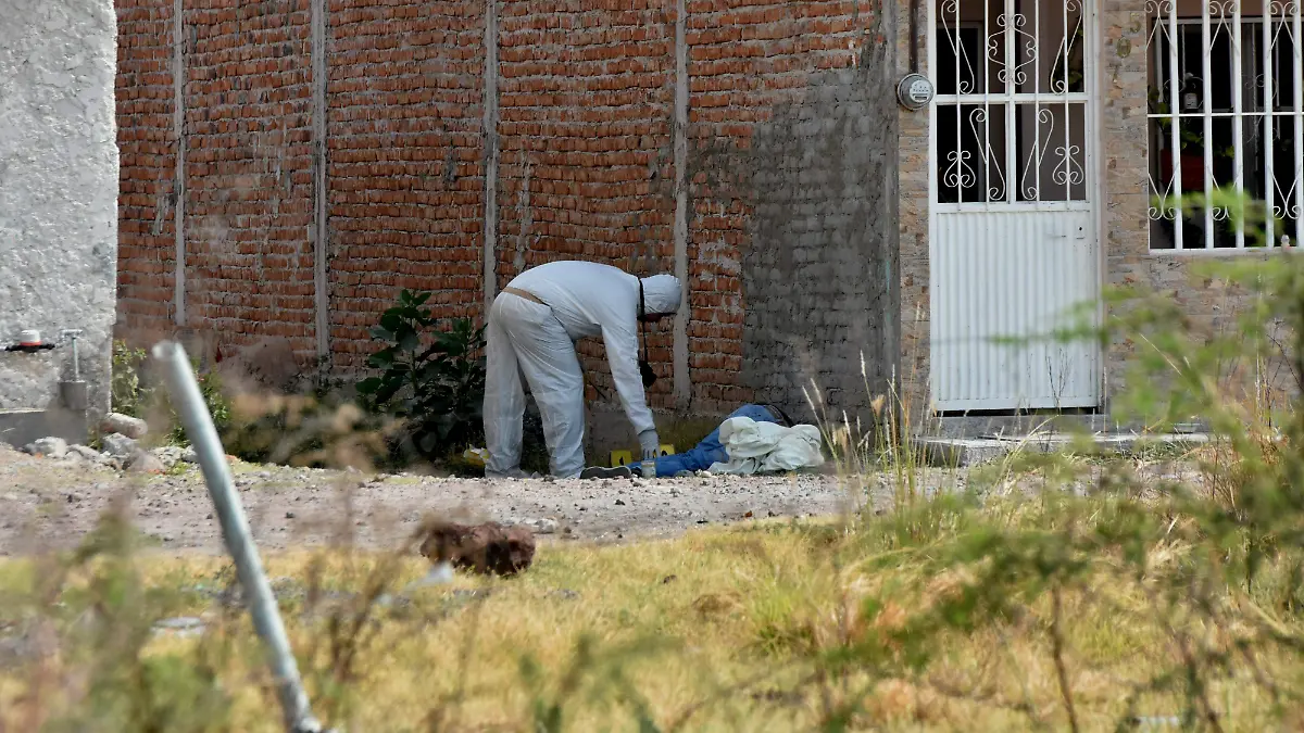 el cadaver estaba en un terreno baldio ok