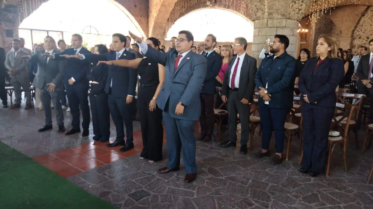 empresarios toma de protesta