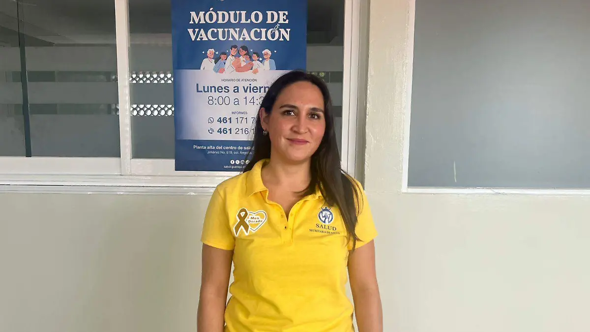Angélica Cabrera, encargada de la coordinación de desarrollo infantil.