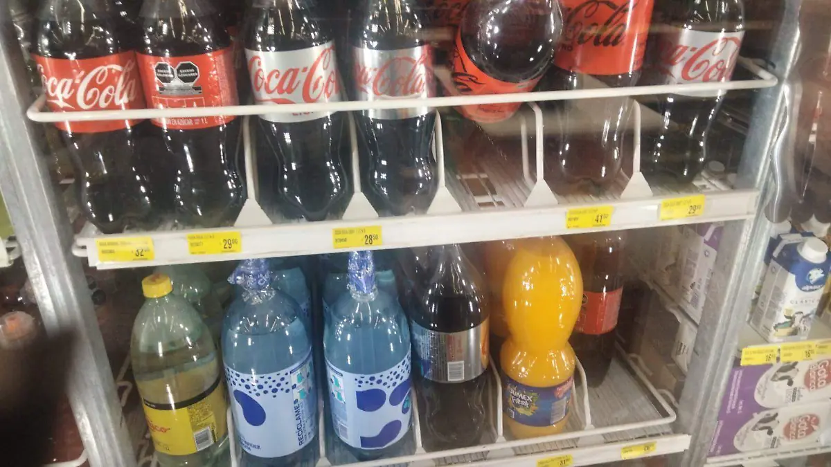 Aumento en bebidas azucaradas