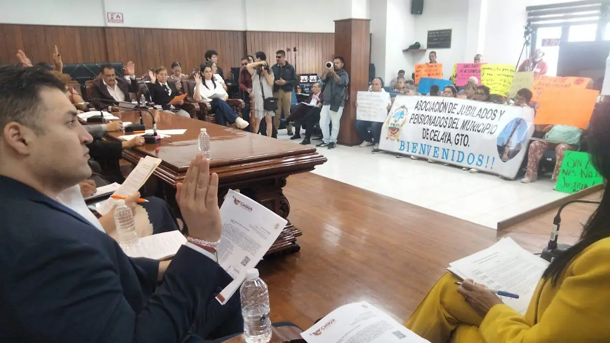 Aún si llegar a acuerdo por parte de jubilados y presidencia municipal de Celaya