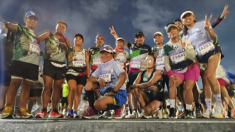 Acudió con sus compañeros de Pacorredores