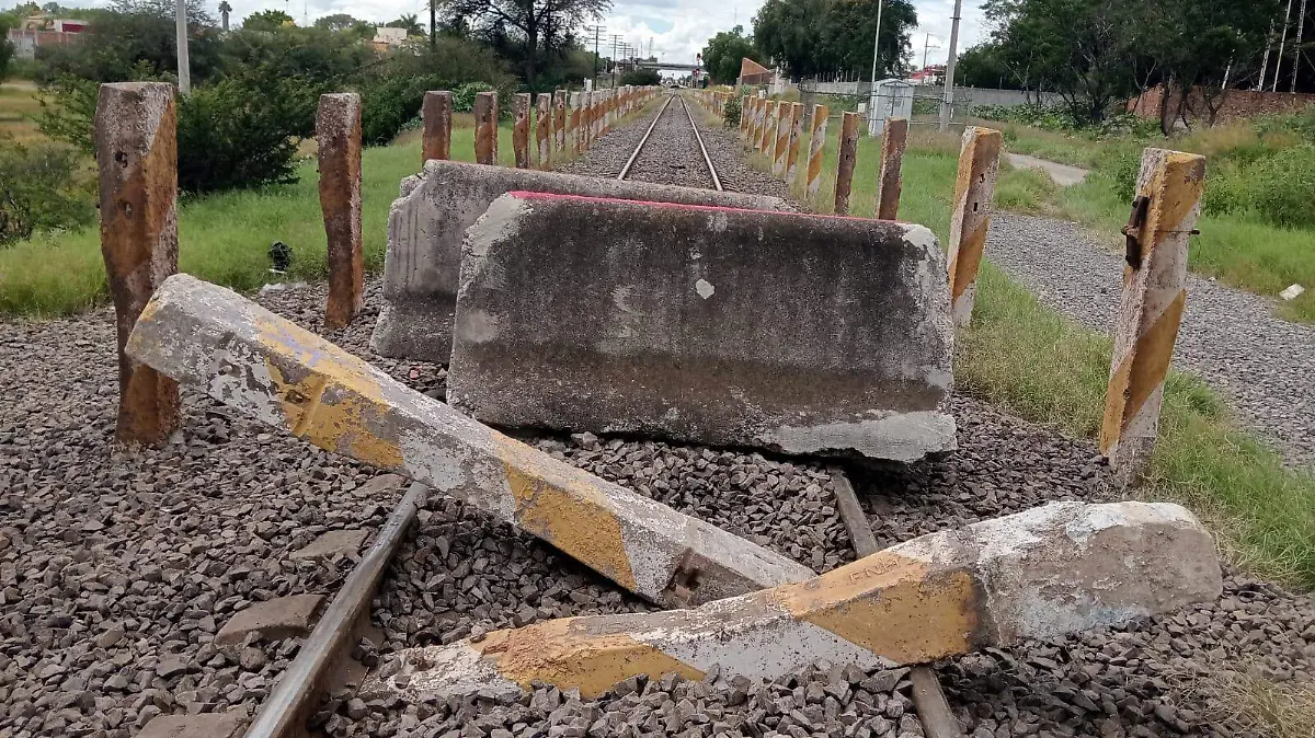Cortan vías de Ferromex en Celaya