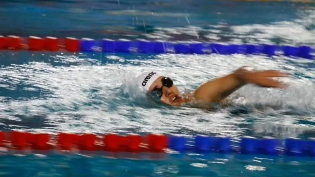 Siendo la disciplina de 400 libres su fuerte en la par natación