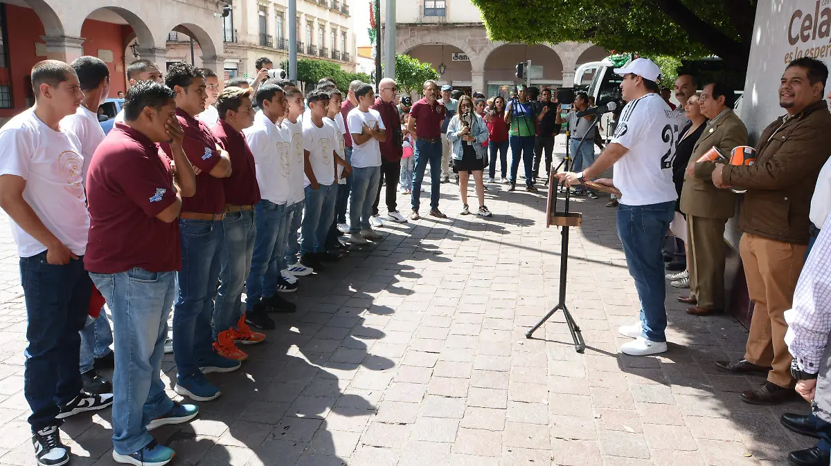 Jugadores de los Cajeteros del Celaya