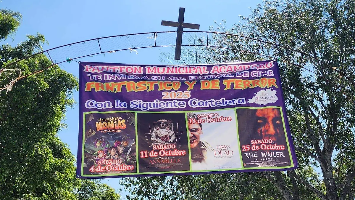 Cuarta edición de “Cine fantástico y de terror”, en panteón de Acámbaro2