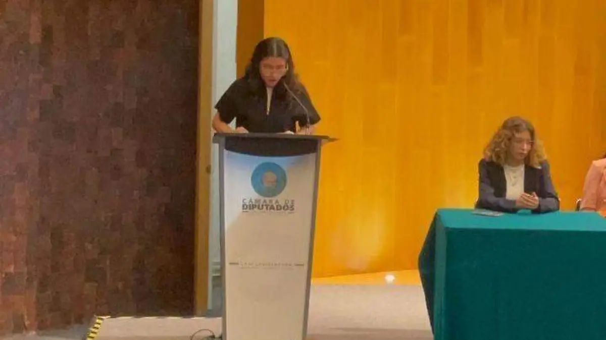 Sharon Marisol Orozco en el Parlamento Juvenil 2025 