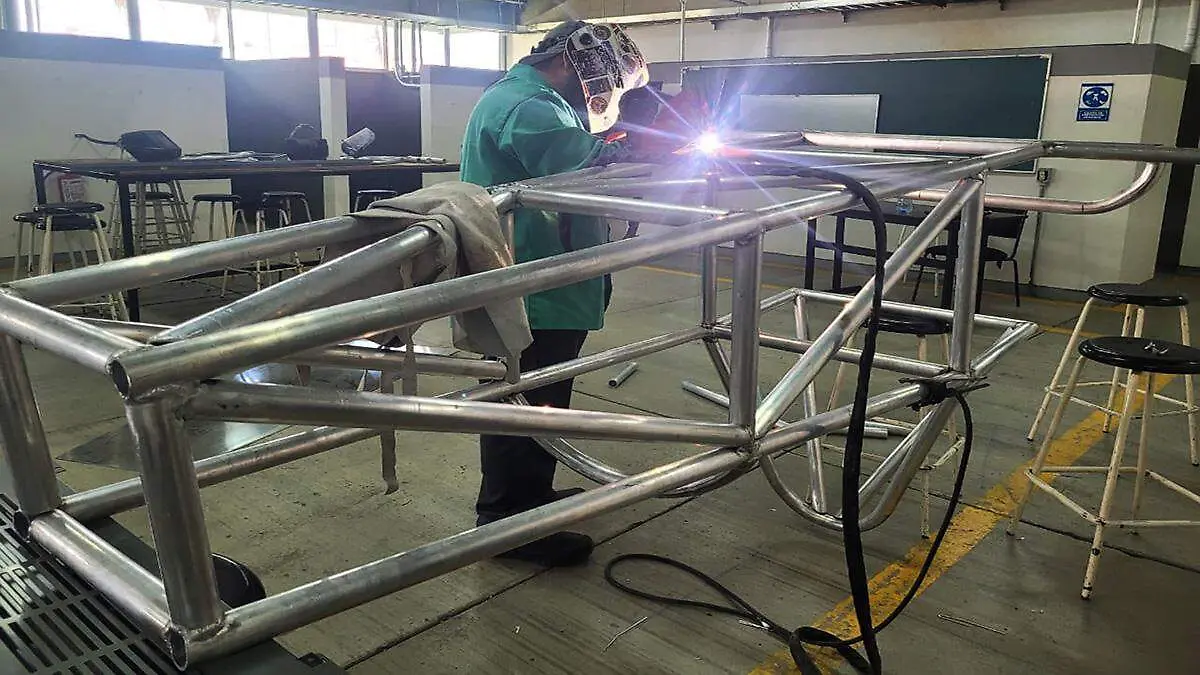 En el armado de la estructura 