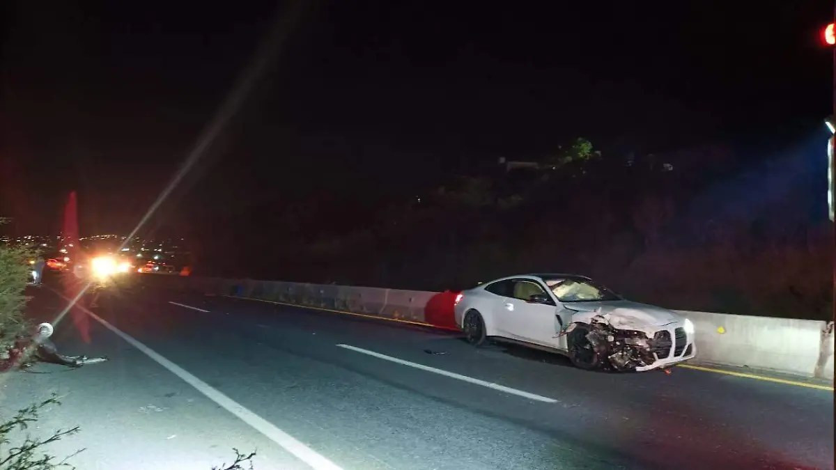 El fuerte accidente sobre carretera Comonfort