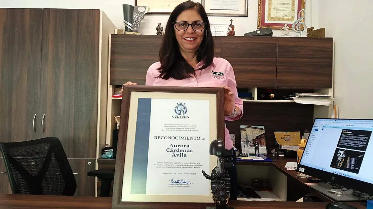 La titular del Conservatorio de Música de Celaya