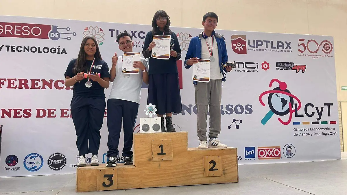 Premiación de la olimpiada Nacional con sede en Tlaxcala