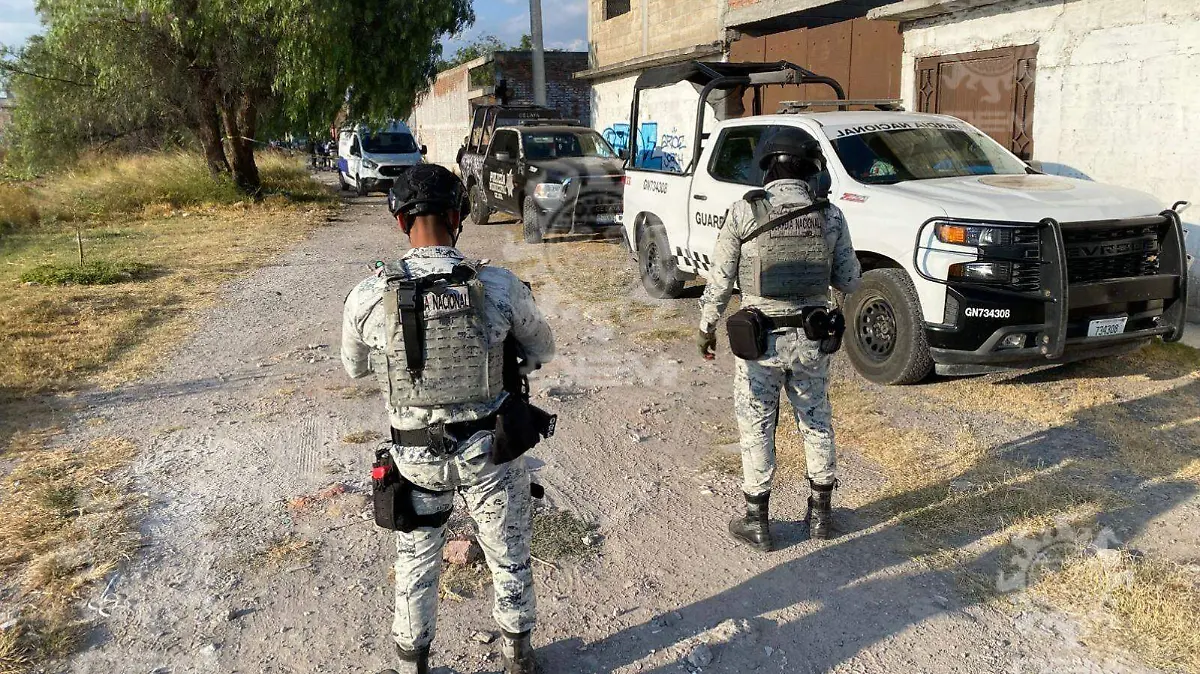 La zona fue fuertemente acordonada. 