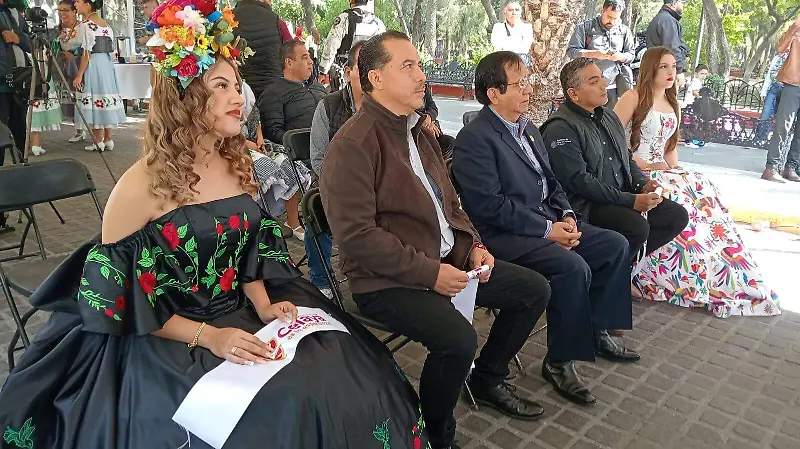 El presidente municipal Juan Miguel Ramírez estuvo presente durante la inauguración del evento  