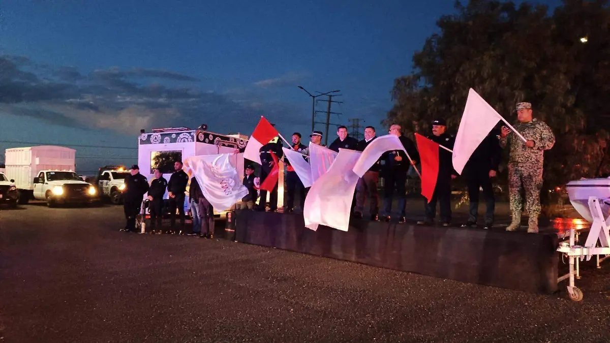 Corporaciones municipales, estatales y federales dieron el banderazo de salida al operativo Guadalupe–Reyes en San Miguel de Allende. 