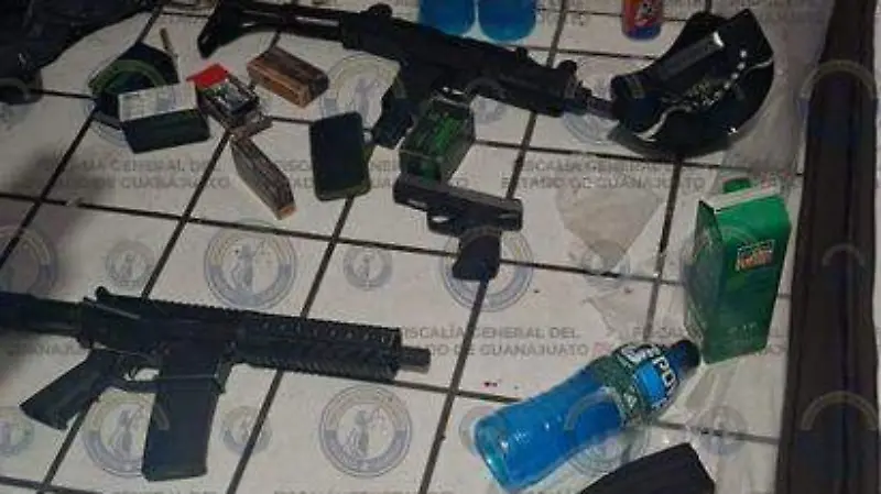 Armas de fuego fueron aseguradas en el cateo