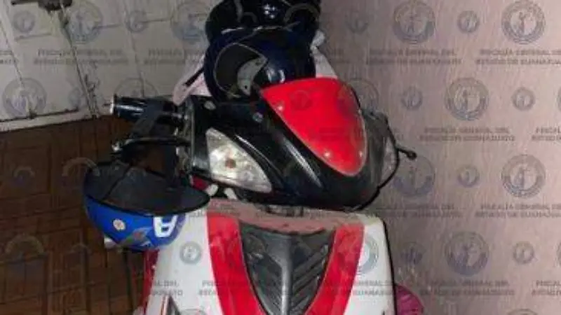 Esta motocicleta fue parte de lo asegurado