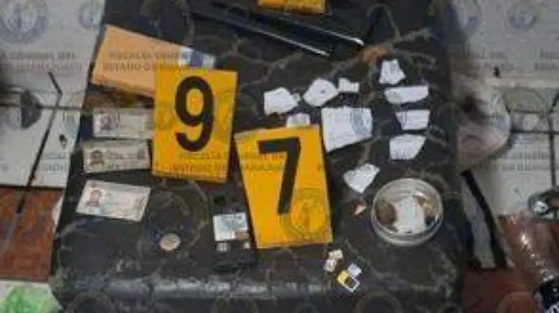 Todo lo asegurado en un inmueble fue puesto a disposición de la autoridad