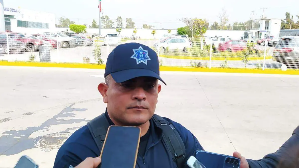 Bernardo Rafael Cajero Reyes, director de la Policía de Celaya.