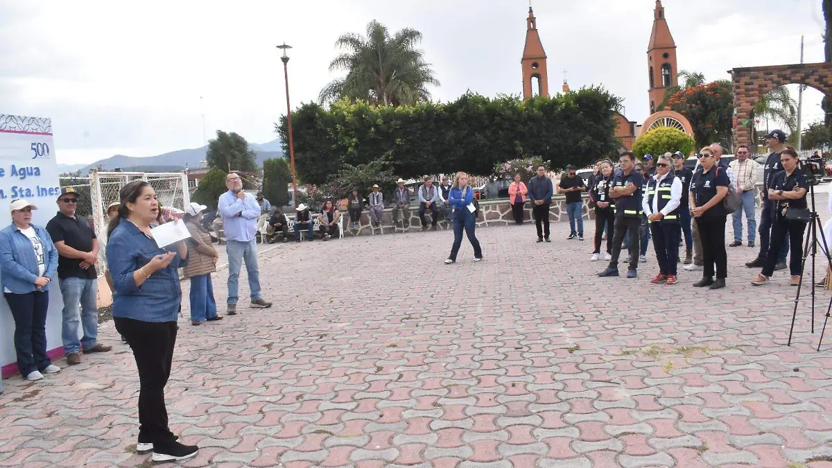 Arrancan construcción del Sistema de Agua Potable en la comunidad de Santa Inés.