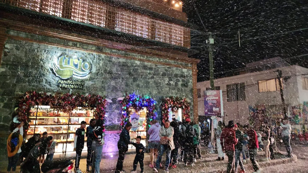 Nieve artificial en Acámbaro2