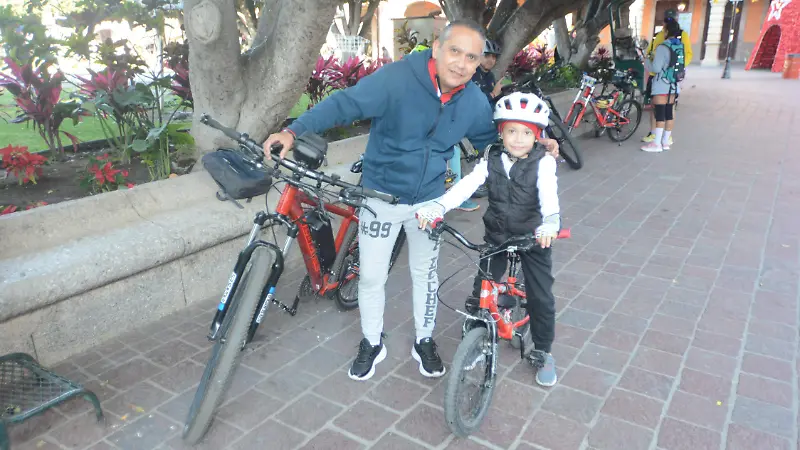 Guillermo Medina llevó por primera vez a su hijo Daniel a este paseo.