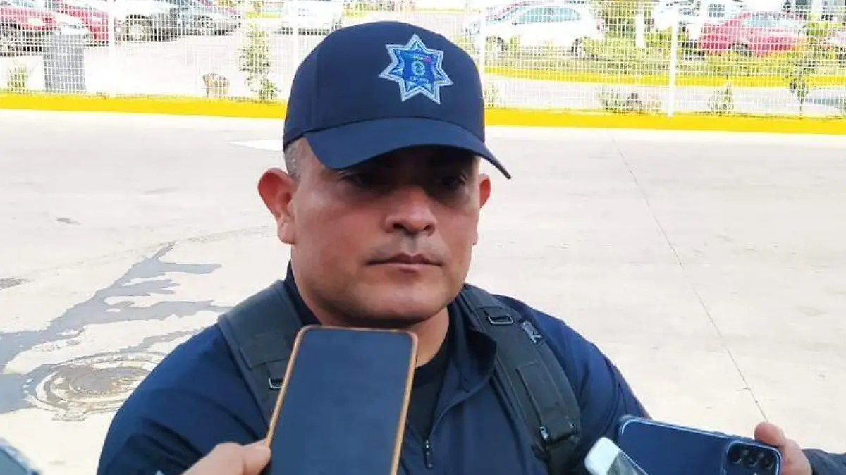 Director de la Policía Municipal, Bernardo Rafael Cajero Reyes.