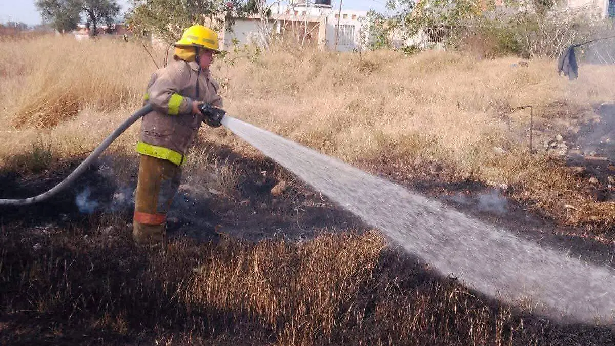 Bomberos continúa trabajando para salvar vidas y los patrimonios de las familias.