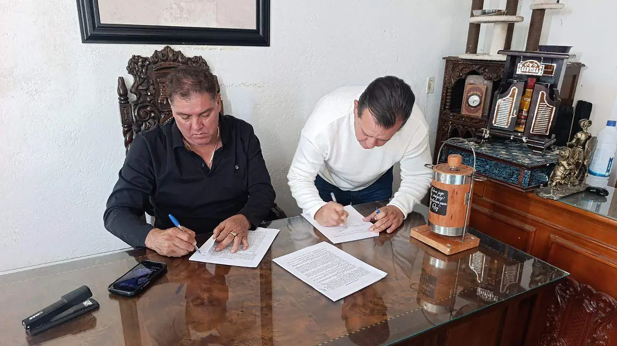 La firma del convenio deportivo se realizó en la CDMX. 