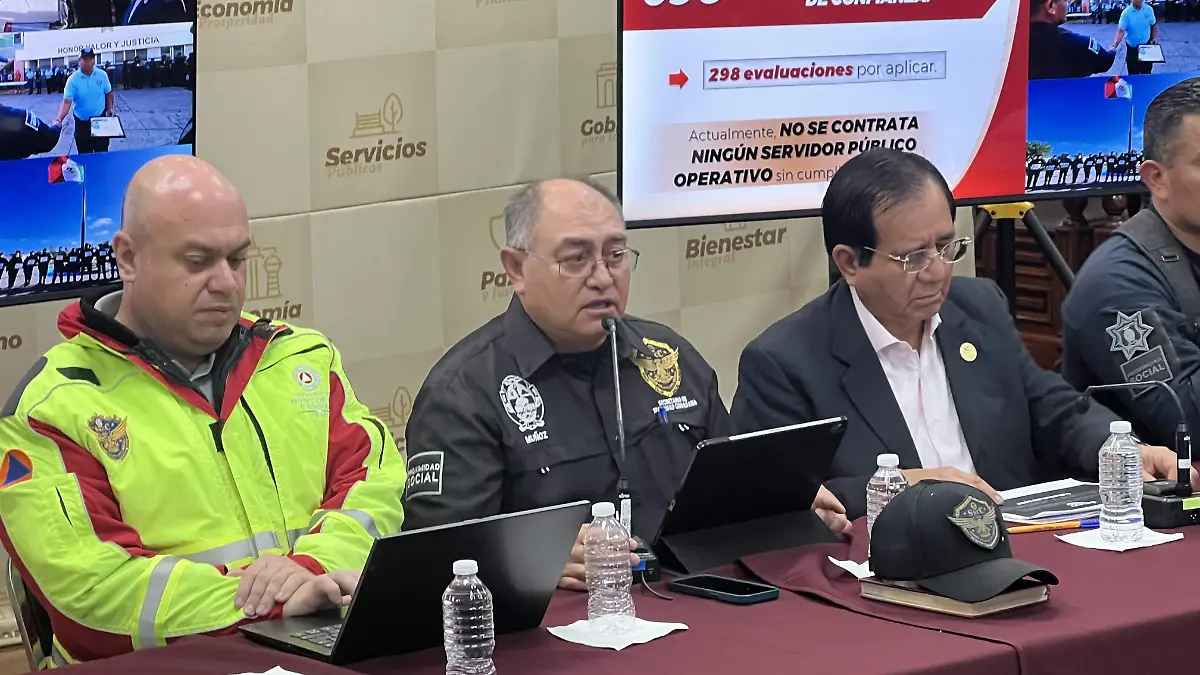 La Secretaría de Seguridad Ciudadana de Celaya informó la destitución de 556, elementos de Seguridad durante el 2025.