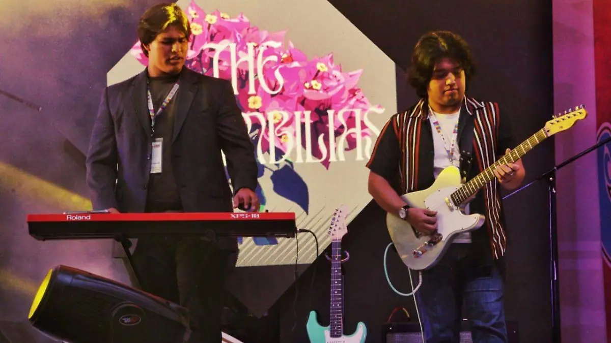 Cada uno de los integrantes de esta banda celayense mostró su talento.