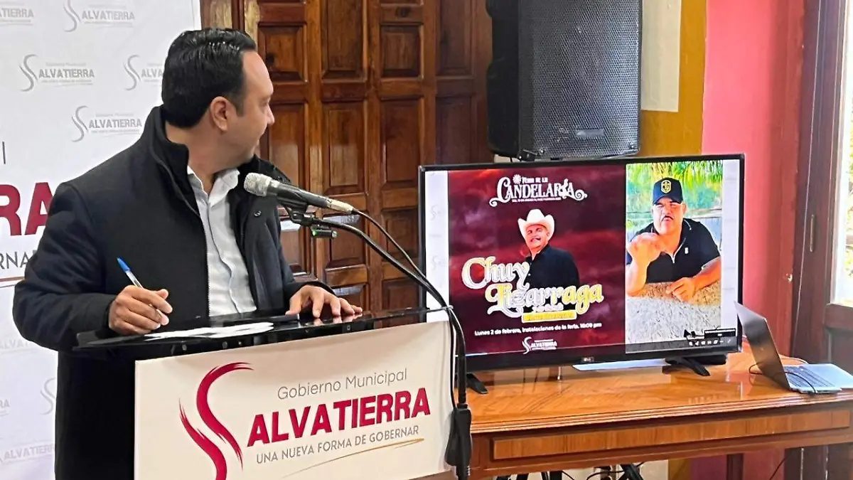 Chuy Lizárraga se presentará en la Feria de la Candelaria 2026, en Salvatierra. 