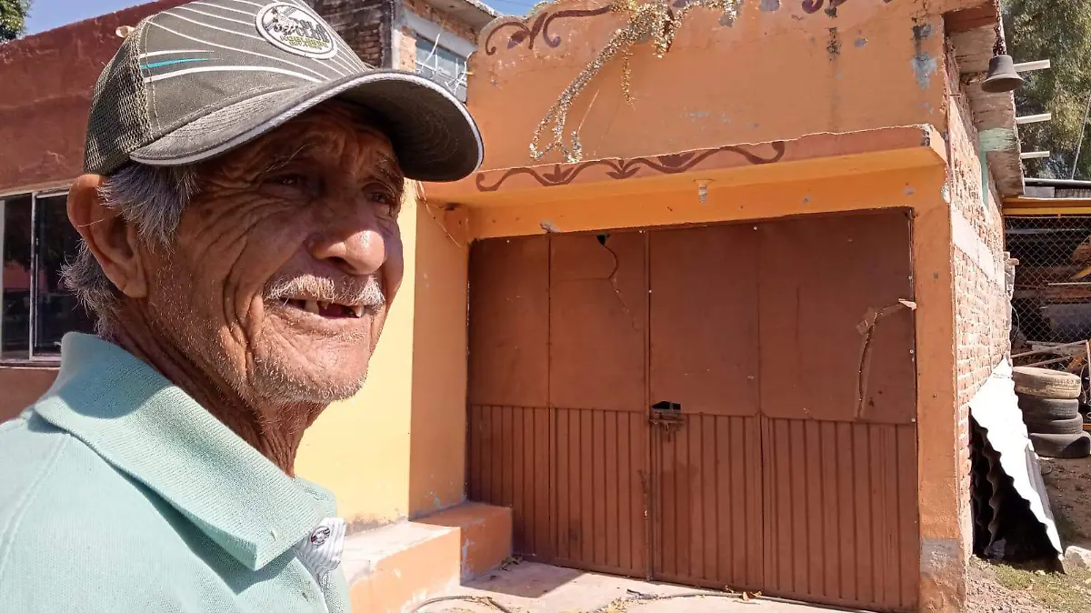 Fernando Chávez Ramírez, de 70 años, habita en la comunidad El Limoncito