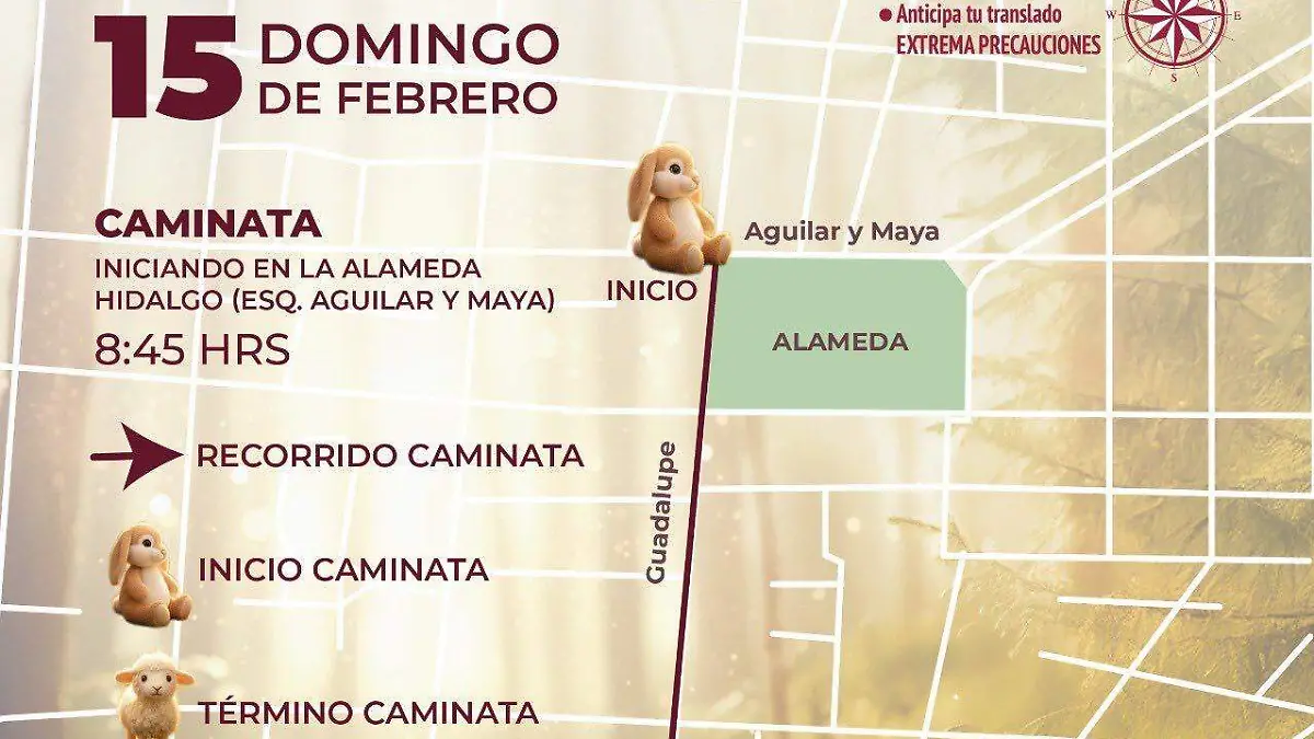 En el evento se estará contando con la participación de Cruz Roja a través del área de Juventud, de AMANC, DIF y Chispitas.