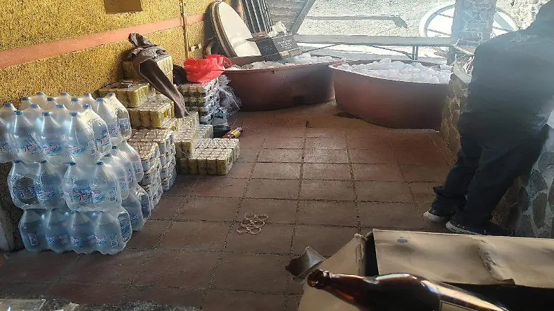 Había venta de bebidas alcohólicas