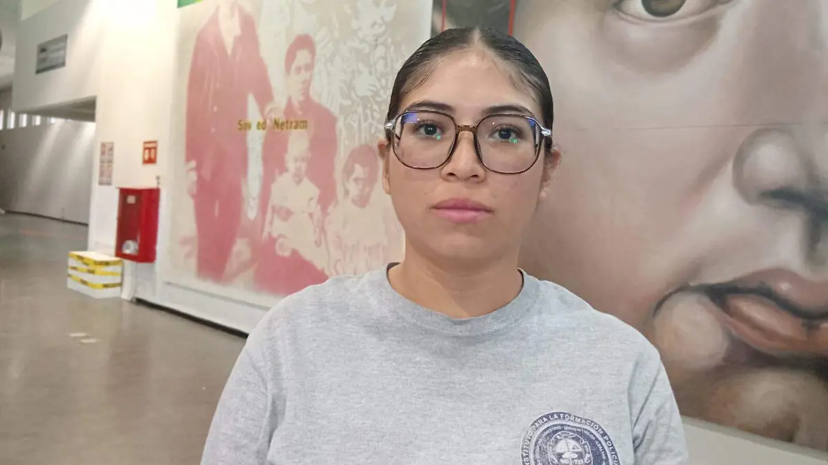 Vianey Urbina comentó que entró al Instituto de Formación Policial