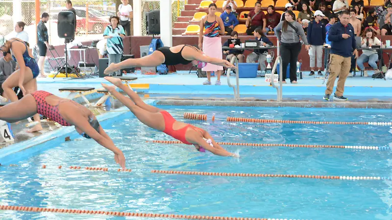 Nadaron en los cuatro estilos.
