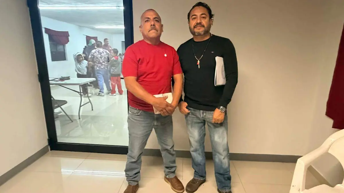 Los nuevos organizadores del viacrucis en el Barrio de San Miguel.