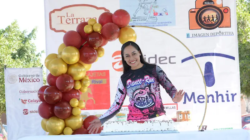 Alejandra Domínguez festejó un año más de vida, compartió este momento con la comunidad de corredores. 