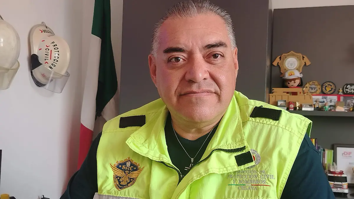 Salomón Ocampo Mendoza, director de Protección Civil y Bombero
