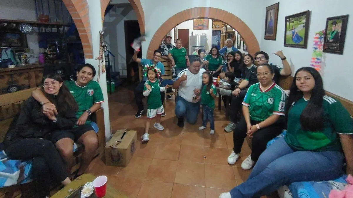 En su hogar......