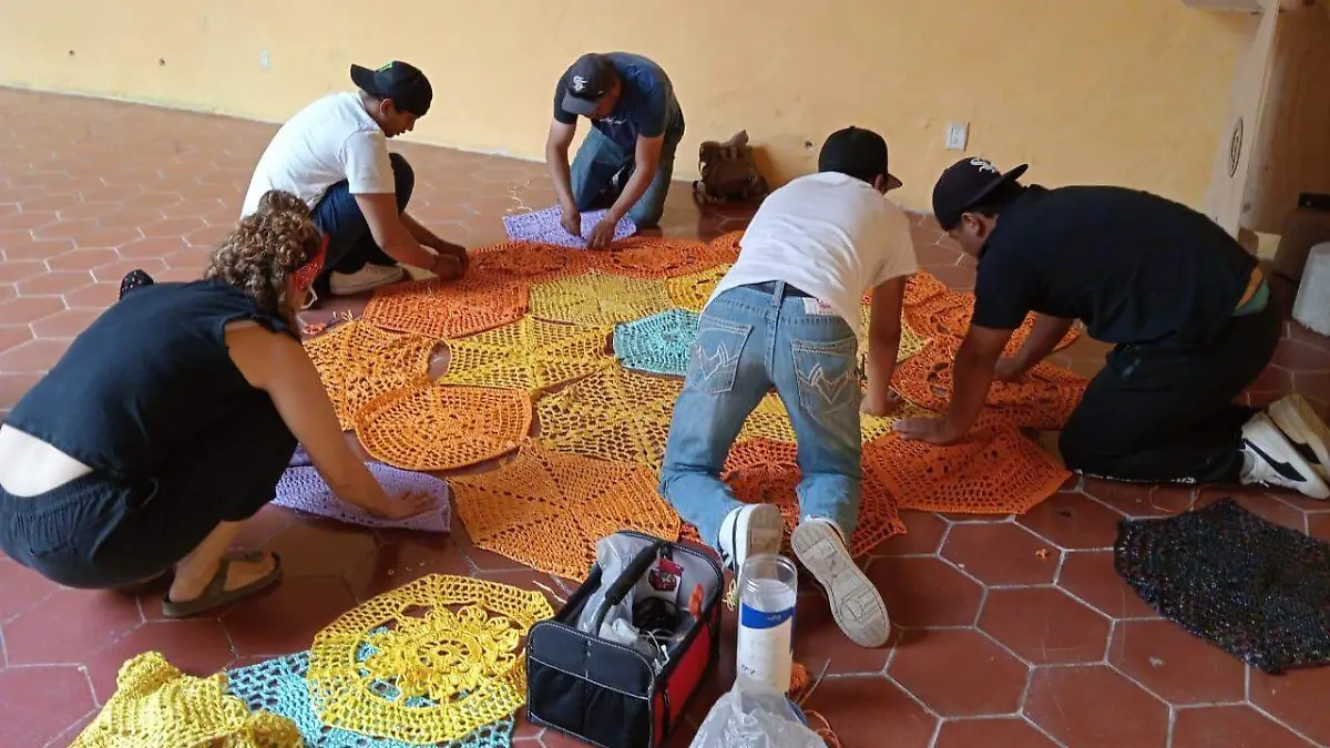 Montaje de cielo tejido Carranza